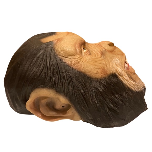 Vintage 2001 Fox Planet of the Apes Halloween Costume Mask Gorilla Prop - Picture 3 of 5